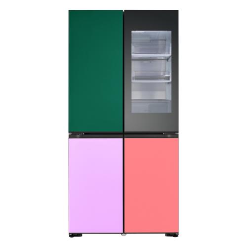 [전국설치] 엘지_ 디오스 오브제 노크온 냉장고 M874GNN3A1 (829리터)