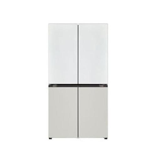 [전국설치] 엘지_ 디오스 오브제 노크온 냉장고 T873MWG012 (870리터)