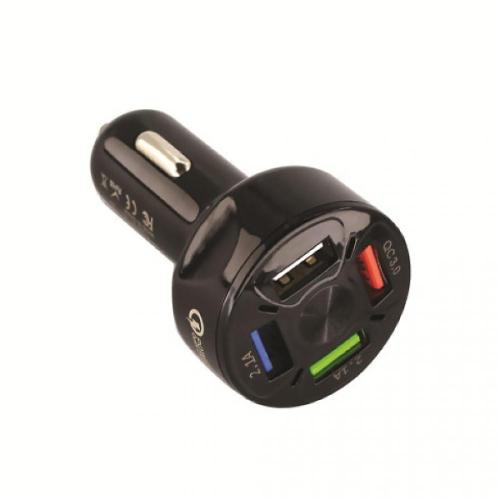 차량용 핸드폰충전 멀티 4포트 USB 시거잭 3.0A 고속 동시 충전기