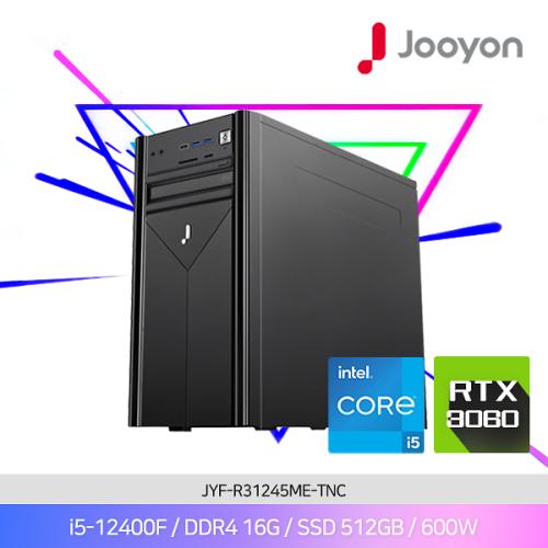 주연테크 게이밍 데스크탑 JYF-R31245ME-TNC /i5-12400F /DDR4 16G /B660M /SSD 512G /RTX3060 /600W