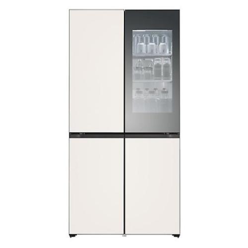 [전국설치] 엘지_ 디오스 오브제 노크온 미러글라스 냉장고 M623GBB352 (610리터)