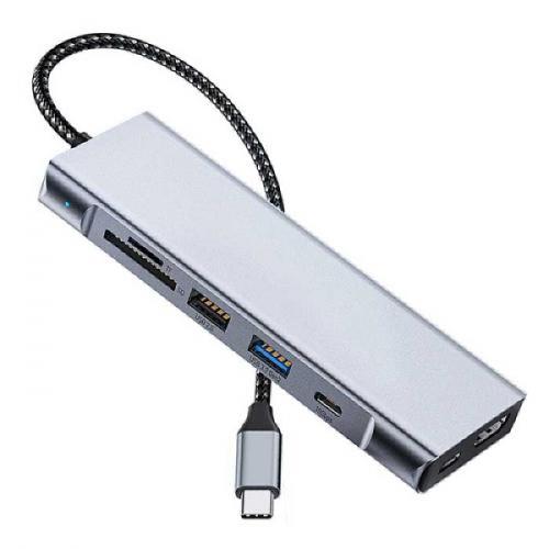 [익스트리모]USB3.2 HDMI PD충전 M.2 SSD 외장케이스 8in1 C타입