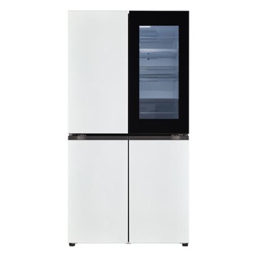 [전국설치] 엘지_ 디오스 오브제 노크온 냉장고 T873MWW312 (870리터)