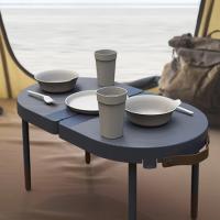 미타 캠핑 접이식 피크닉 테이블 + 식기세트